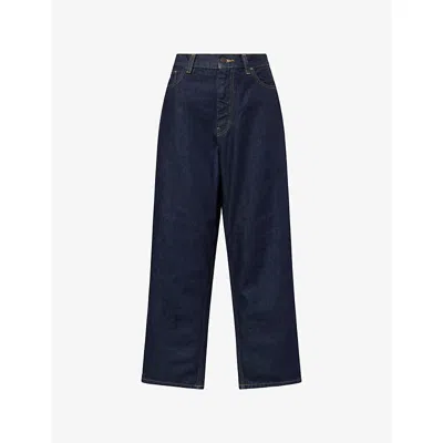 Carhartt Omens Blue Brandon Wide-leg Denim Jeans Xs