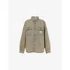 Carhartt Omens  Wip Tigan Relaxed-fit Denim Shirt In Gray