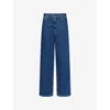 Carhartt Omens Blue / Stone Washed Brandon Wide-leg Denim Jeans