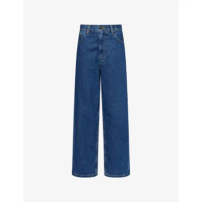Carhartt Omens Blue / Stone Washed Brandon Wide-leg Denim Jeans