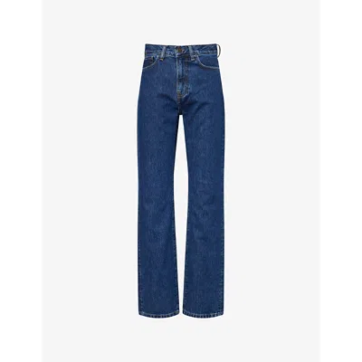 Carhartt Blue Noxon Jeans In Blue Stone Washed