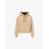 Carhartt Omens Dusty H Brown Active Hooded Cotton-canvas Jacket Xs In Dusty H Brown