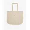 Carhartt Omens Fleur De Sel Bayfield Cotton Tote Bag In Sand