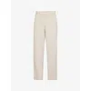 Carhartt Omens  Wip Brady Loose-fit Wide-leg Organic-cotton Twill Trousers In Fleur De Sel