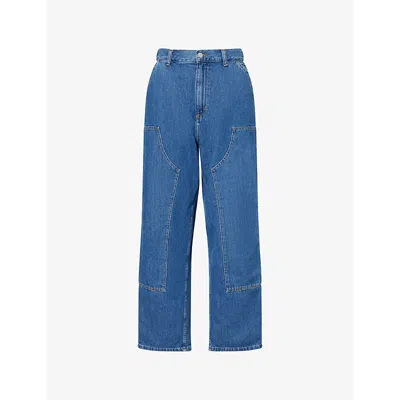 Carhartt Omens Blue Brandon Double-knee Denim Jeans Xs