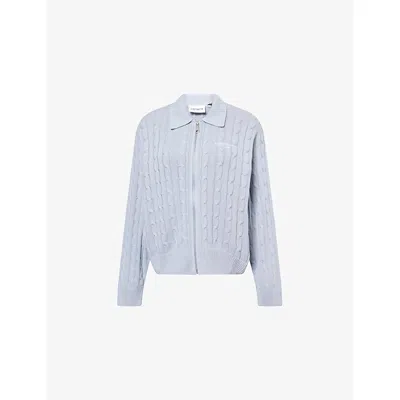 Carhartt Omens  Wip Carter Cable-knit Cotton Cardigan