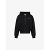 Carhartt Omens Black / Silver Casey Logo-embroidered Cotton Hoody