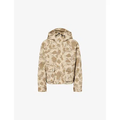 Carhartt Ip Womens Camo Duck W'irwin Camouflage-print Woven Jacket