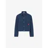 Carhartt Drewe Casual Jackets And Parka Blue In Heart Pinstripe