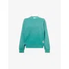 Carhartt Omens Saguaro Hudson Relaxed Cotton-jersey Sweatshirt In Blue