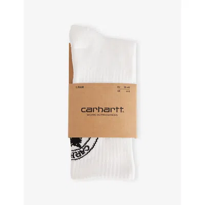 Carhartt Omens White Hugging Cats Knitted Socks