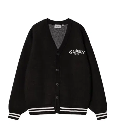 Carhartt Onyx Button-up Cardigan In Black