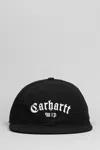 Carhartt Hats In Black Cotton In Black