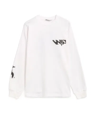 Carhartt Open-necked Black Shirt In White