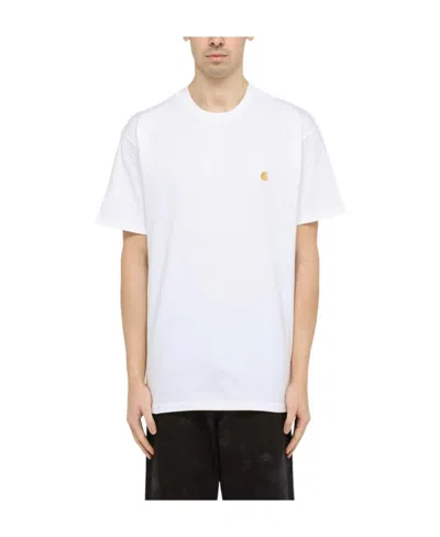 Carhartt Open-necked Black Shirt In White