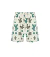 Carhartt Opus Cream Bermuda Shorts In Neutral