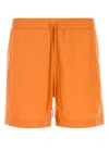 Carhartt Wip Orange Polyester Chase Swim Trunks
