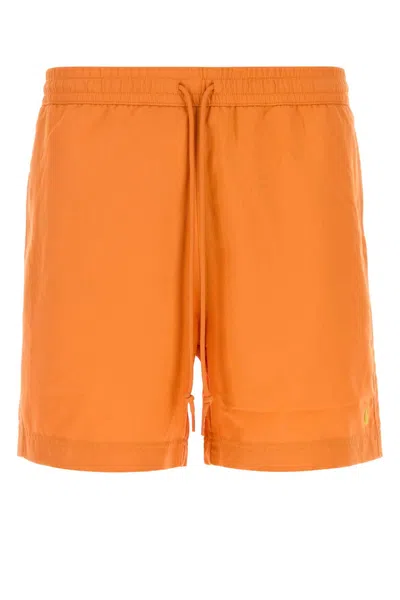Carhartt Chase Swim Trunks Elastic Waistband In Orange