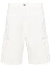 Carhartt Cargo Shorts Featuring Multiple Pockets In White