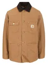 Carhartt Organic Cotton Chore Coat Jacket In Brown