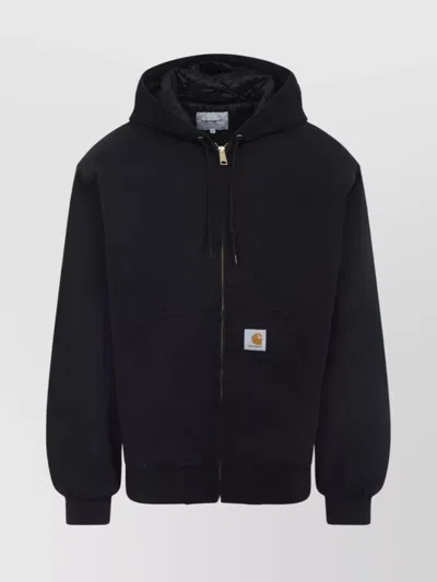 CARHARTT ORGANIC COTTON HOODED BLAZER KANGAROO POCKETS
