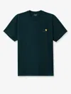 Carhartt T-shirt Col Rond En Coton In Green