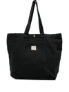 Carhartt Wip Bayfield Organic Cotton Tote In Black