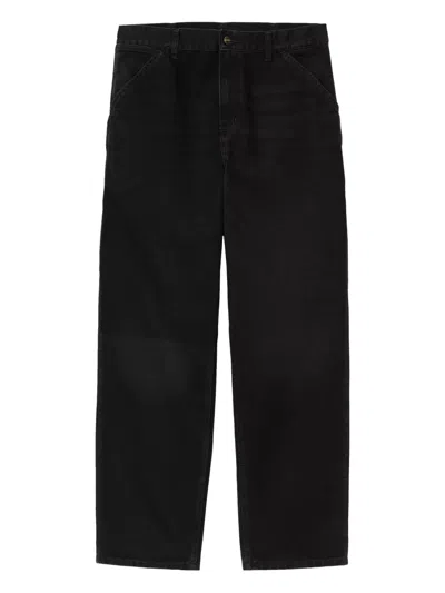 Carhartt Organic Cotton Wide-leg Jeans In Black