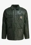 Carhartt Oscar Chore Liner Quilted Nylon Jacket In Green