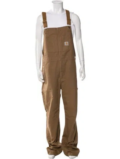 Pre-owned Carhartt Overalls In Brown