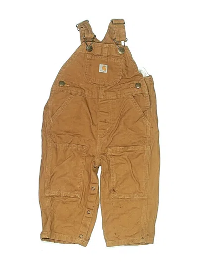 Pre-owned Carhartt Babies' Overalls In Tan