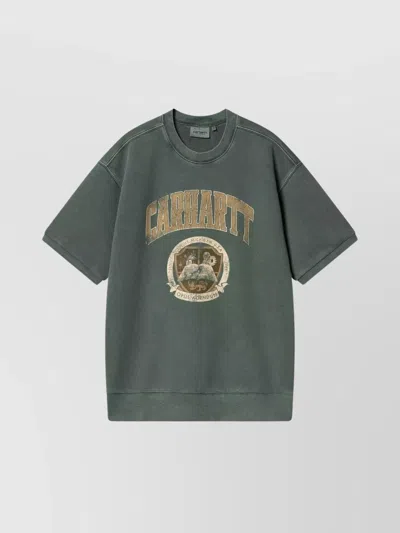 CARHARTT OVERSIZED CREW NECK GRAPHIC PRINT SWEATSHIRT