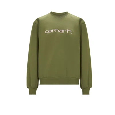 Carhartt Oversized Logo Sweatshirt In Green