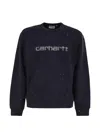 Carhartt Painter Logo-print Sweatshirt In Blue