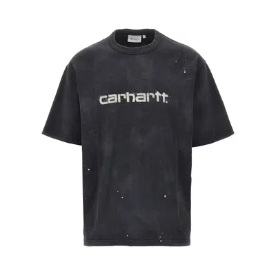 Carhartt Wip Short Sleeves Painter T-shirt Organic Cotton In Black