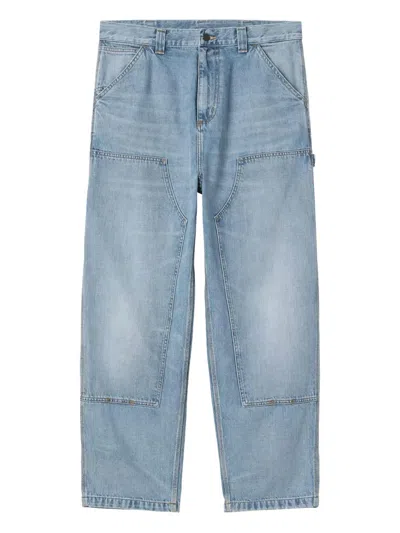 Carhartt Panelled Jeans In Blue