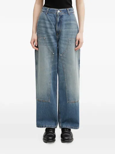 Carhartt Panelled Pocket Jeans In Blue