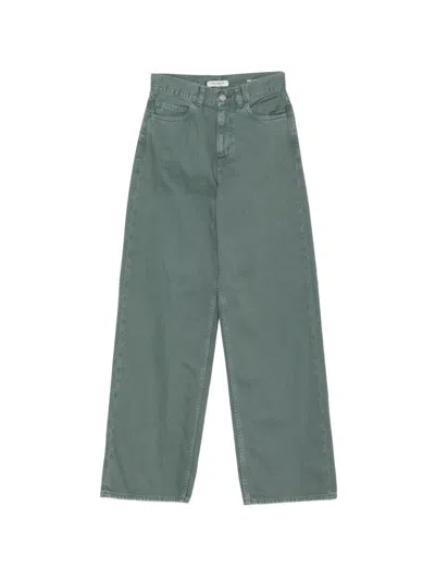 Carhartt Pantaloni Verde Scuro Con Tasche Laterali  Wip In Multi