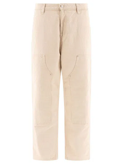 Carhartt Walter Double Knee Trousers In Beige