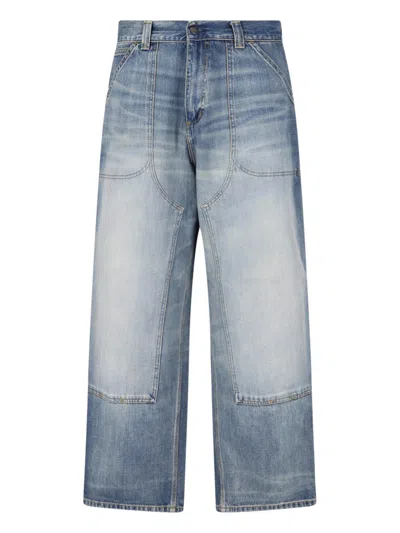 Carhartt Pants "brandon Double Knee" In Blue
