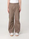 Carhartt Utility Trousers With Belt Loops And Cargo Pockets In Beige