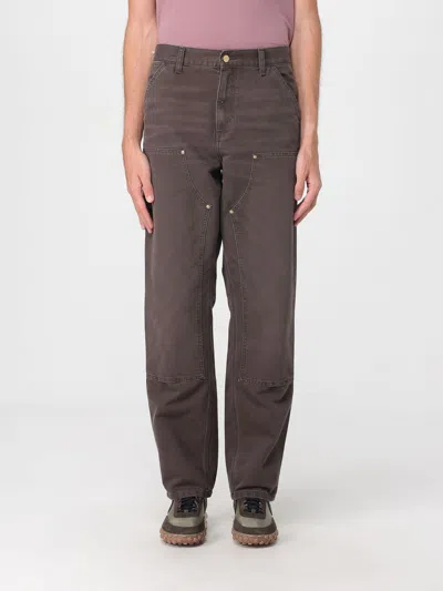 CARHARTT PANTS CARHARTT WIP MEN COLOR BROWN,H34607032