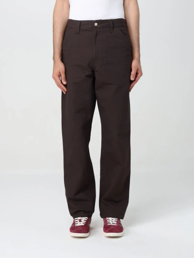 Carhartt Trousers  Wip Men In Brown