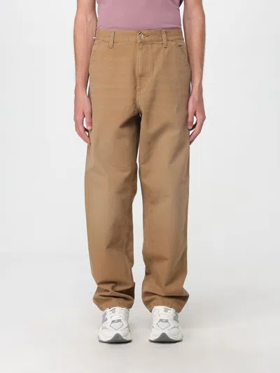 Carhartt Pants  Wip Men Color Leather In Brown