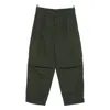 Carhartt Cargo Trousers With Belt Loops And Multiple Pockets In Green