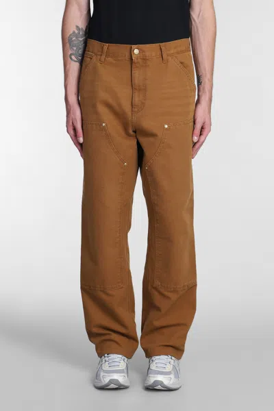 Carhartt Straight-leg Long-length Trousers In Brown