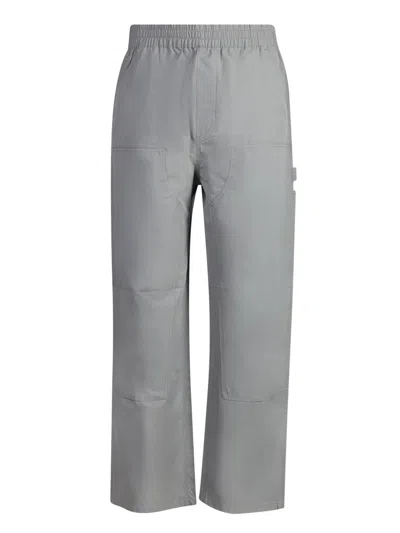 Carhartt Grey Mid Rise Trousers