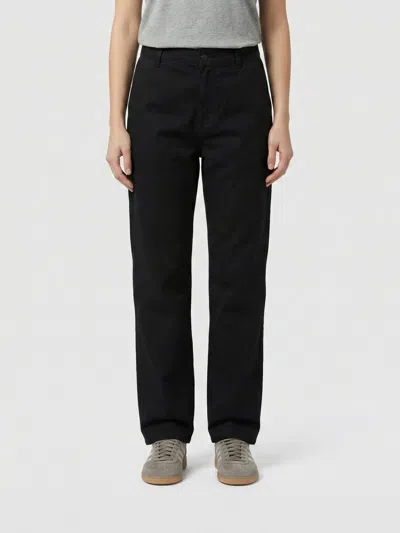 Carhartt Wip Cotton Trousers In Blue