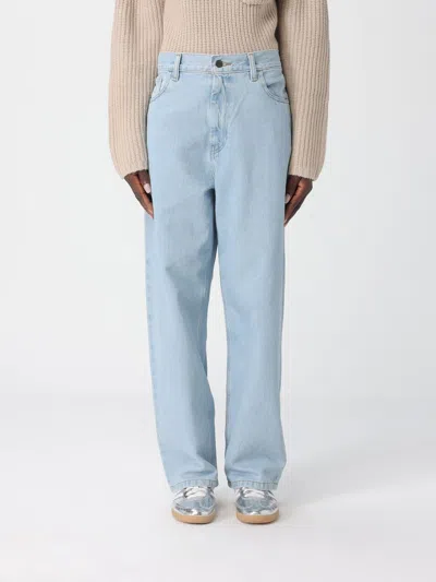 Carhartt Pants  Wip Woman Color Gnawed Blue