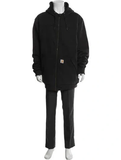 Pre-owned Carhartt Parka In Black